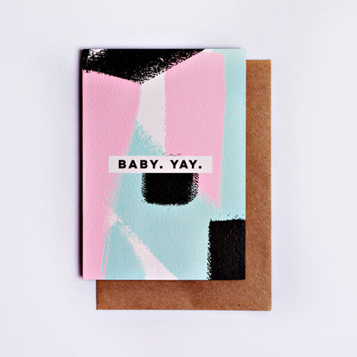 'Baby Yay' Card