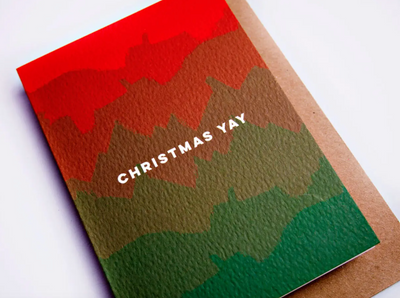 Christmas Ombre Card