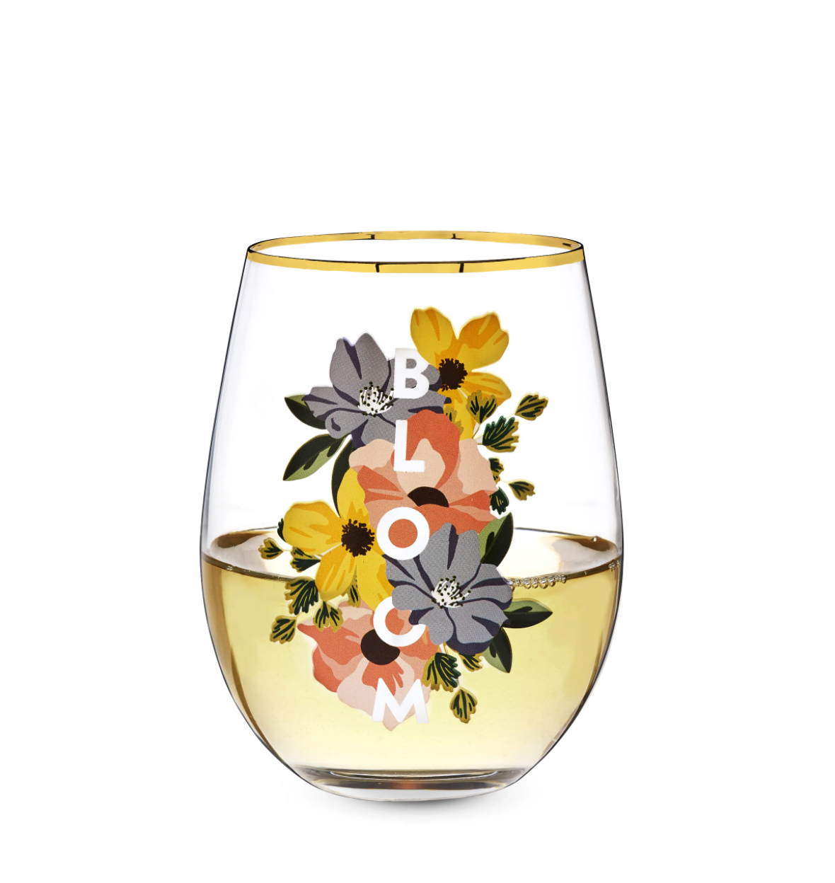 Bloom Stemless Wine Glass