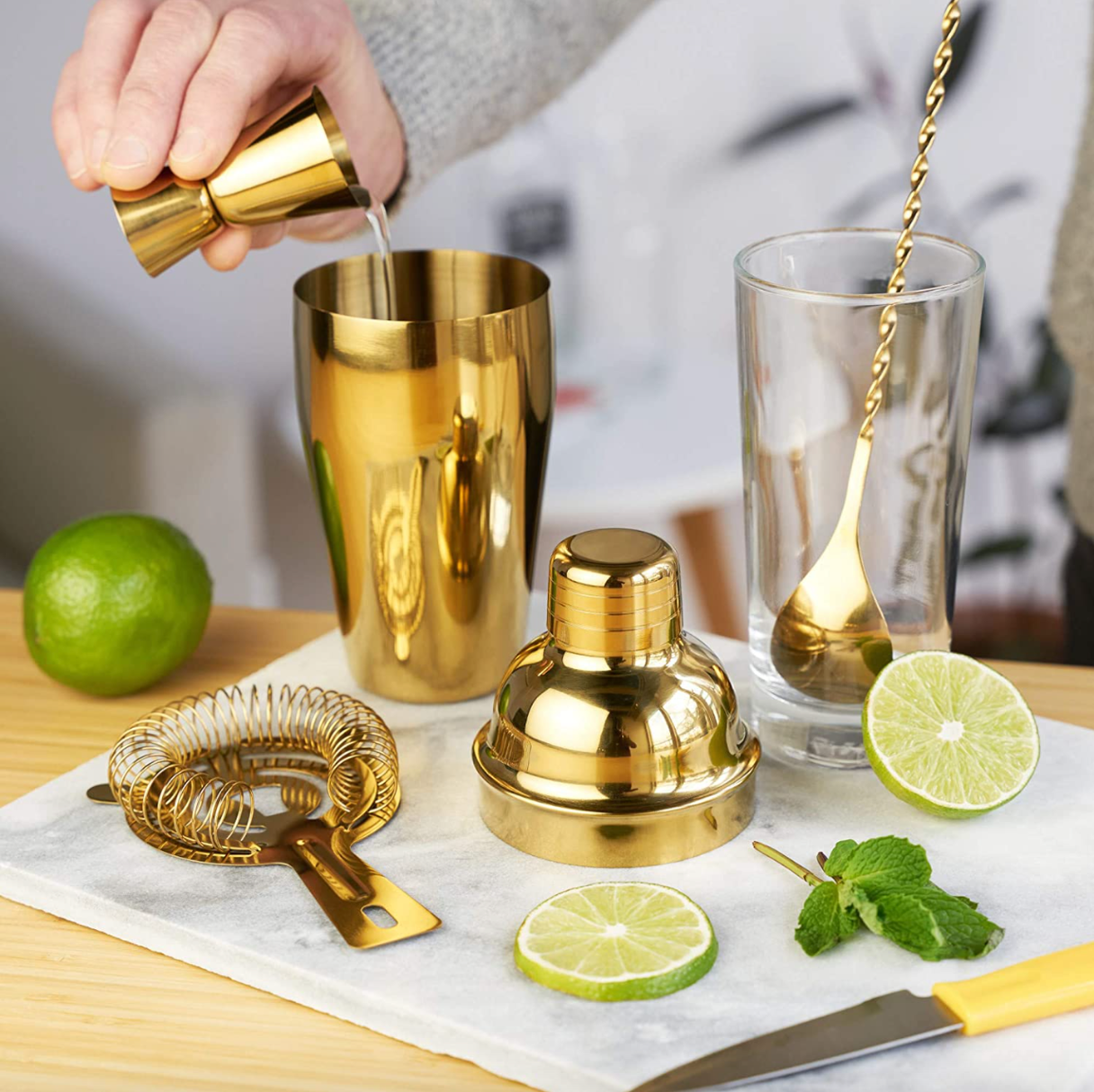 Gold Cocktail Strainer