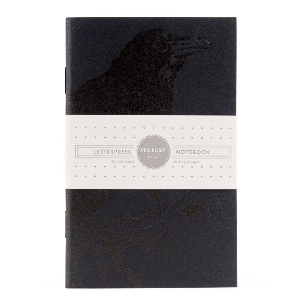 Raven Mono Birds - Small Notebook